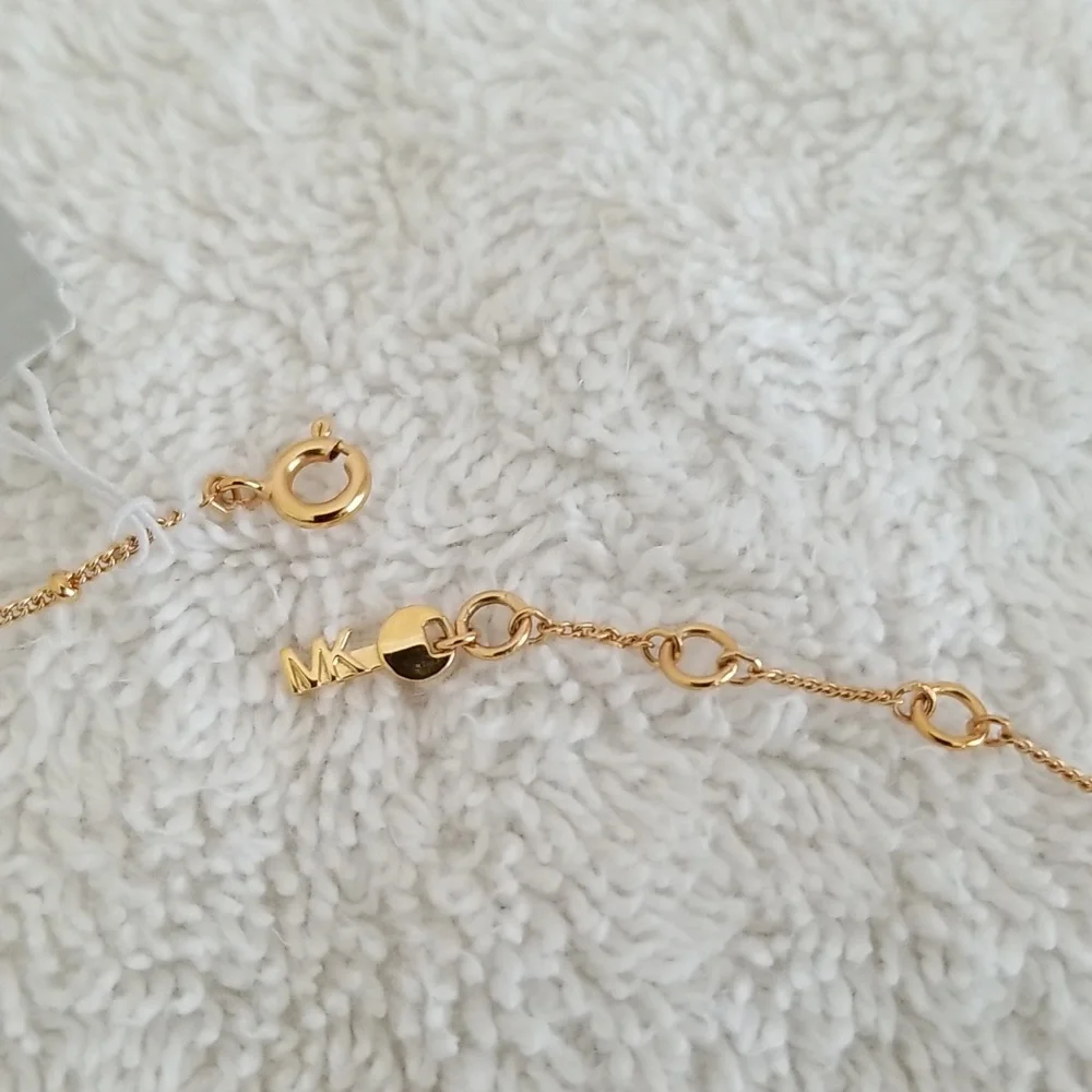 New Michael Kors Mercer Rose Gold Padlock Bracelet